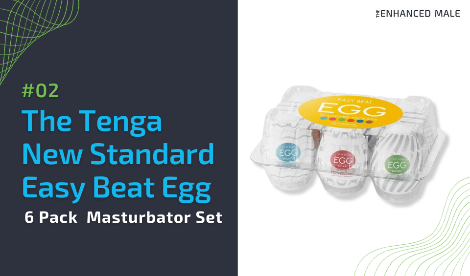 The Tenga New Standard Easy Beat Egg 6 Pack Masturbator Set