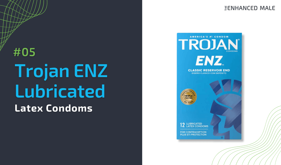 Trojan ENZ Latex Condoms