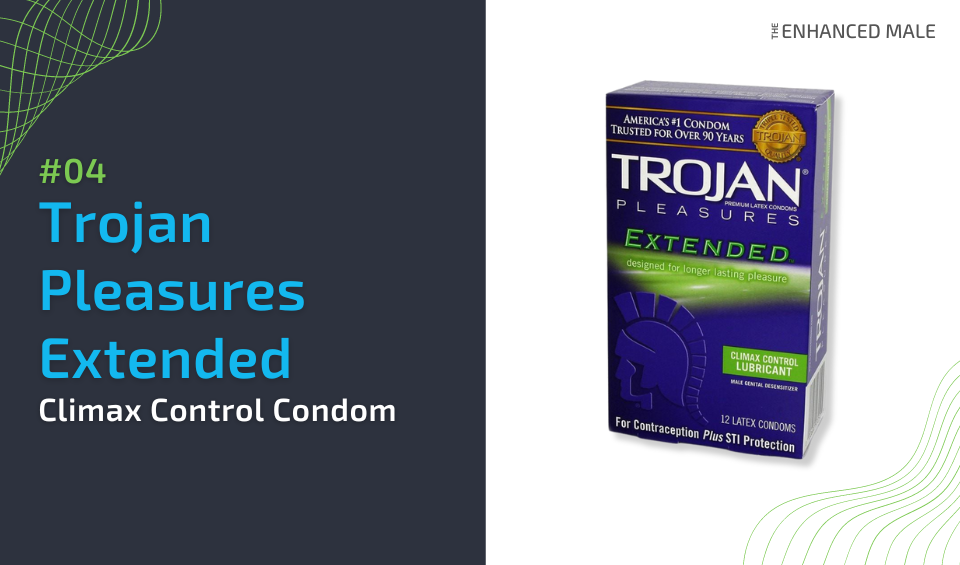 Trojan Pleasures Extended Climax Control Condom