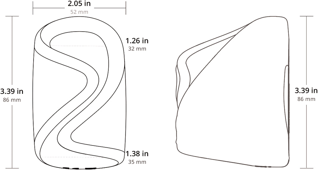 Lovense Glans Size Chart