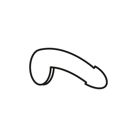 semi erect penis drawing