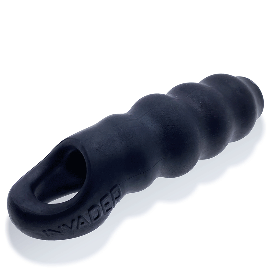 Oxballs Invader Rippled Open-Ended Silicone Cock Sheath Extender