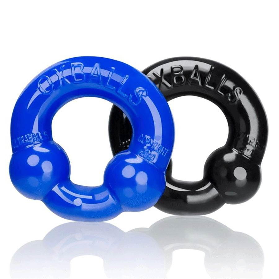 Oxballs Ultraballs Dual Beaded Stretchy Cock Ring Set for Men