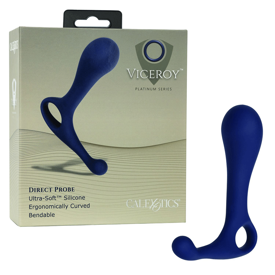 Viceroy Direct Blue Silicone Anal Probe by Cal Exotics