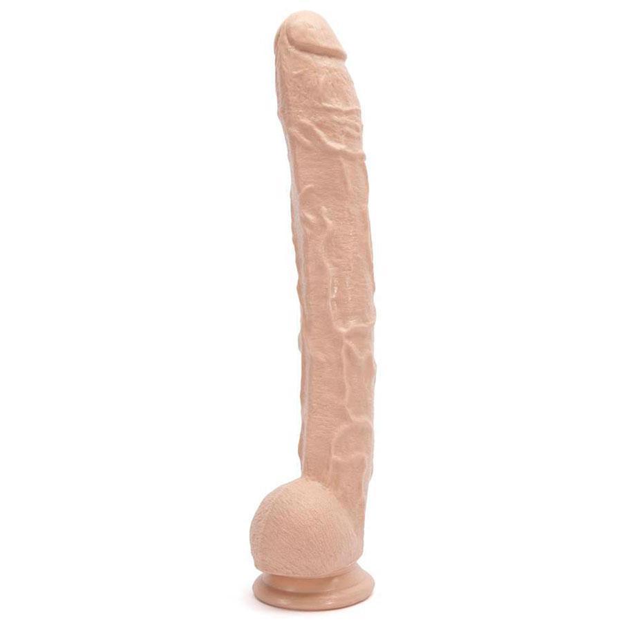 Dick Rambone Dildo / 13.5 Inch Realistic Huge Anal Dildo (Black or White)