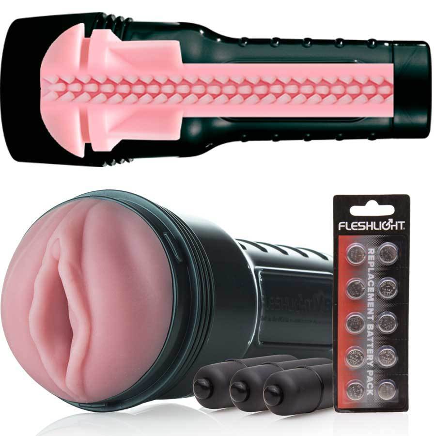 Vibrating Fleshlight Porn - Fleshlight Pink Lady Vibro Vibrating Male Masturbator