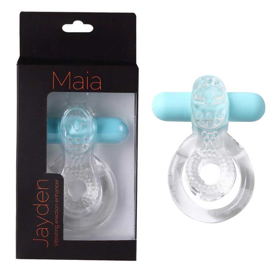 Jayden Rechargeable Vibrating Erection Enhancer Ring by Maia Toys