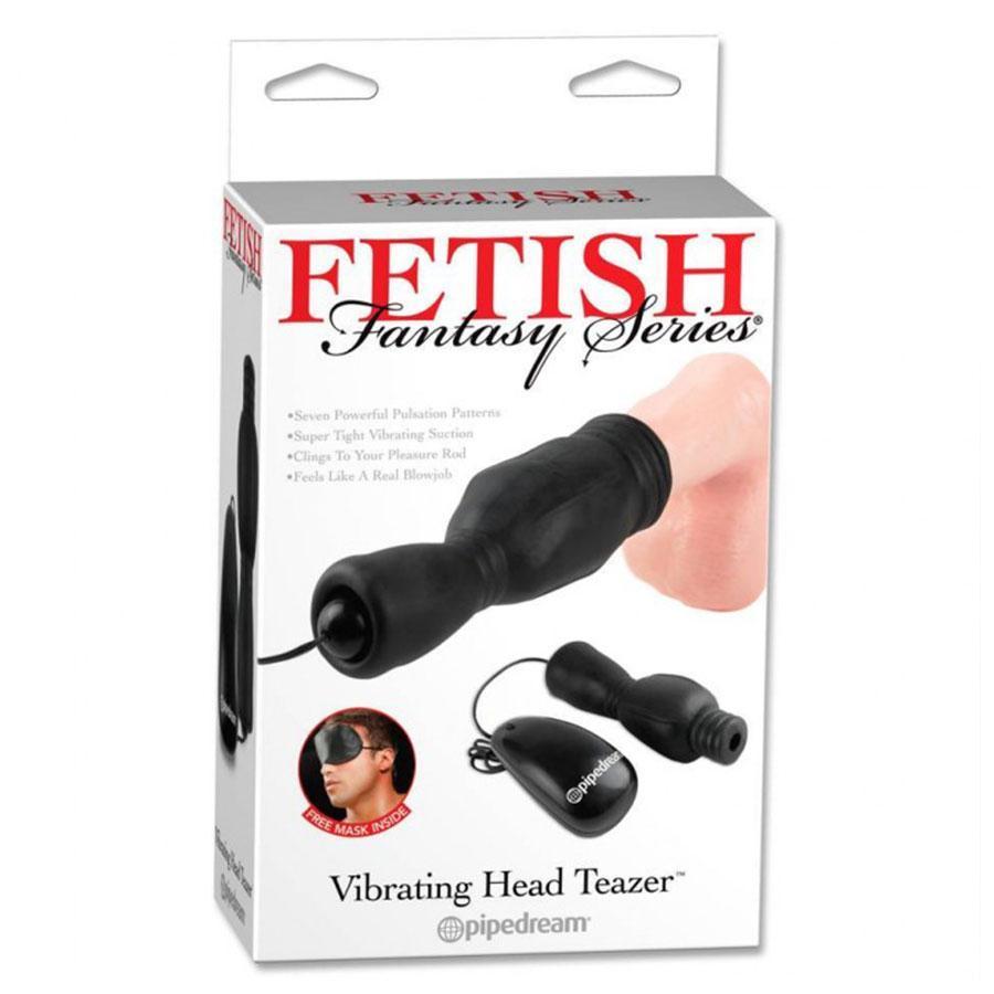 Men's Vibrating Head and Penis Glans Teazer by Fetish Fantasy