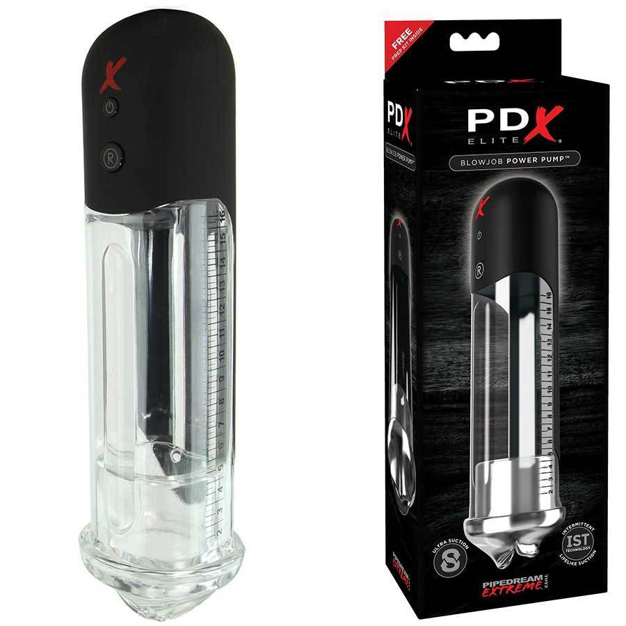 PDX Elite Blowjob Power Pump / Automatic Sucking Penis Pump