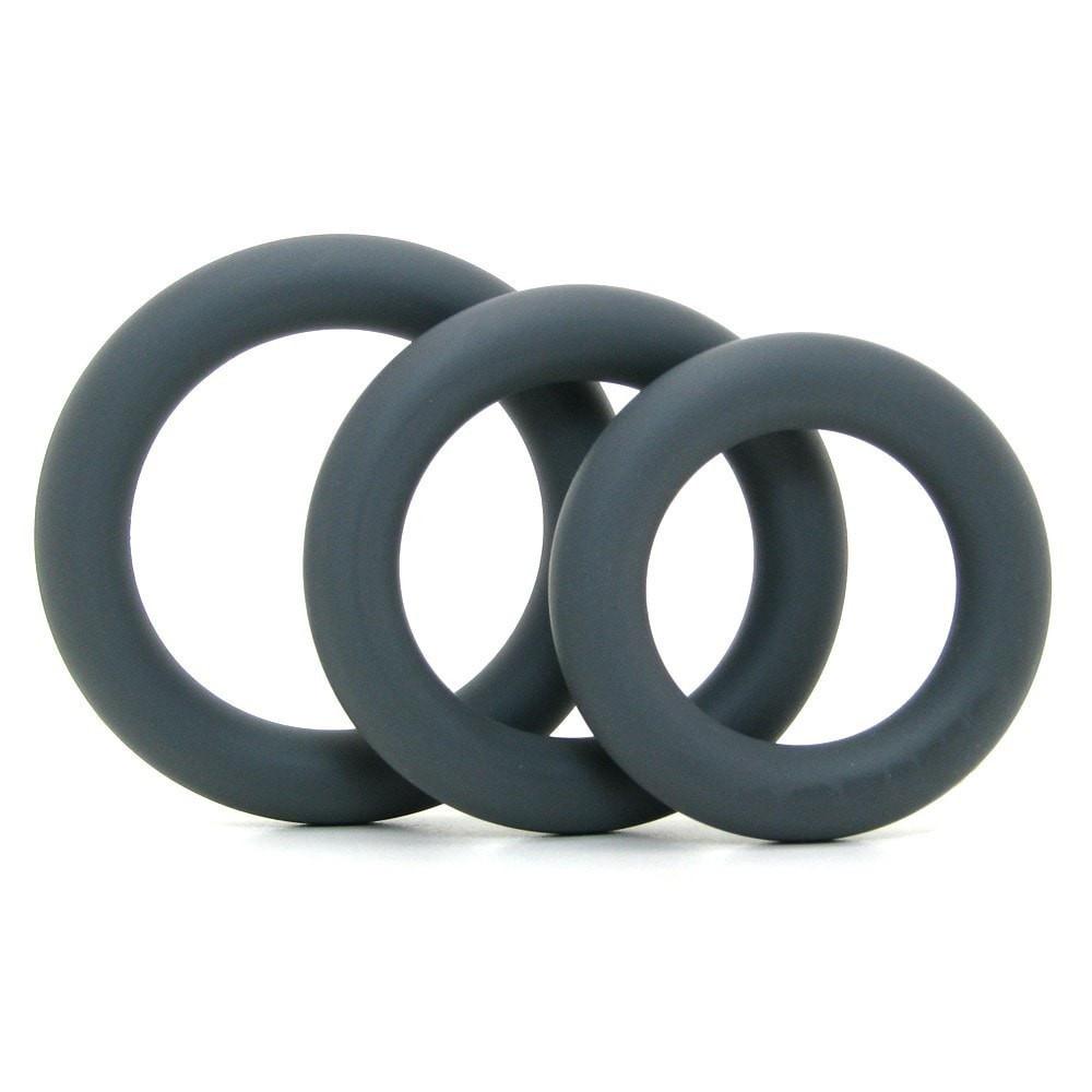 Soft and Thick Silicone Penis Performance C-Ring Kit by Optimale