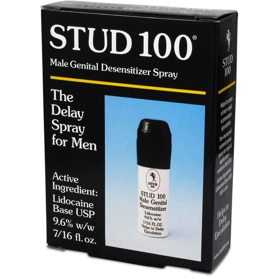 Stud 100 Male Penis Desensitizing Delay Spray with Lidocaine Last Longer in Bed