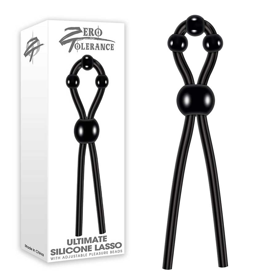 Zero Tolerance Ultimate Silicone Lasso with Adjustable Pleasure Beads