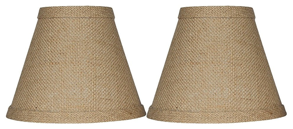 burlap chandelier lamp shades