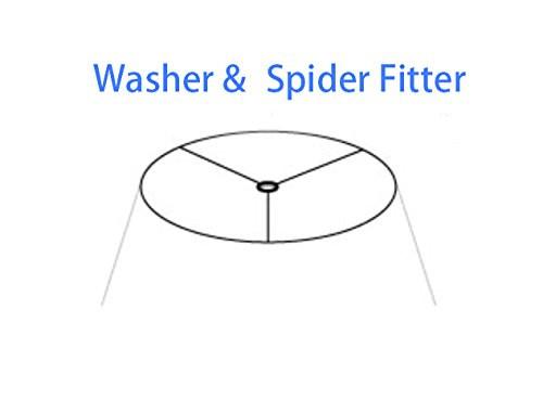 spider fitter lamp shade