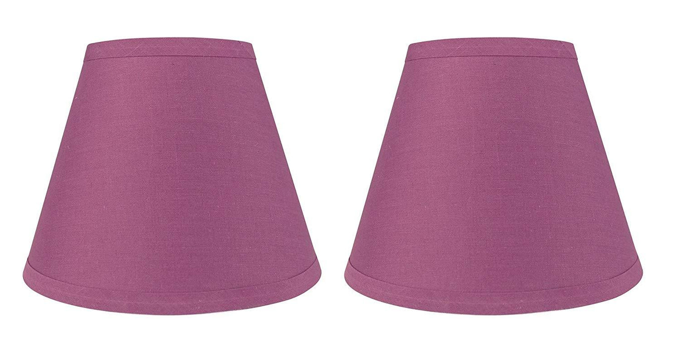 pink suede lampshade