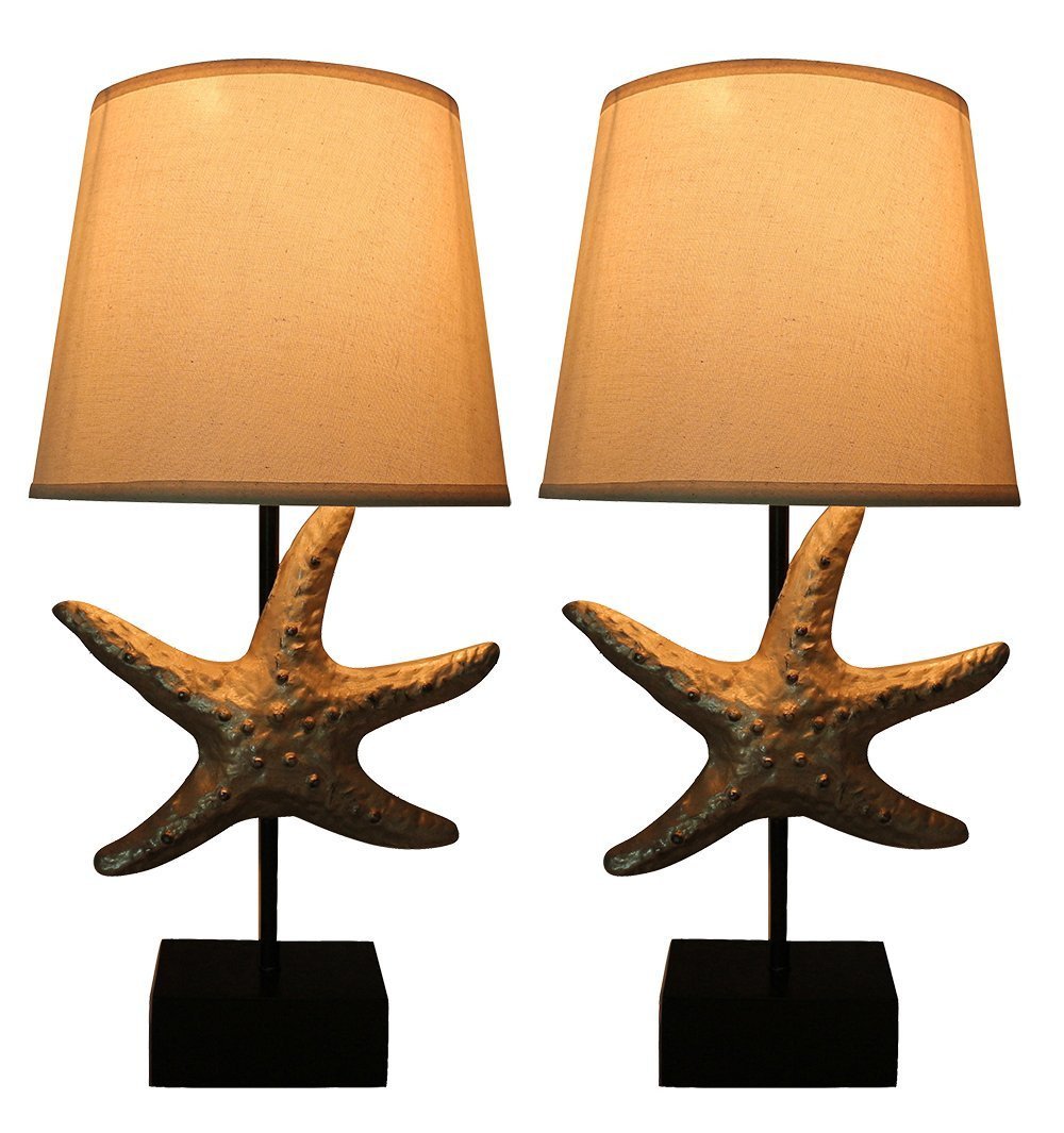 starfish table lamps