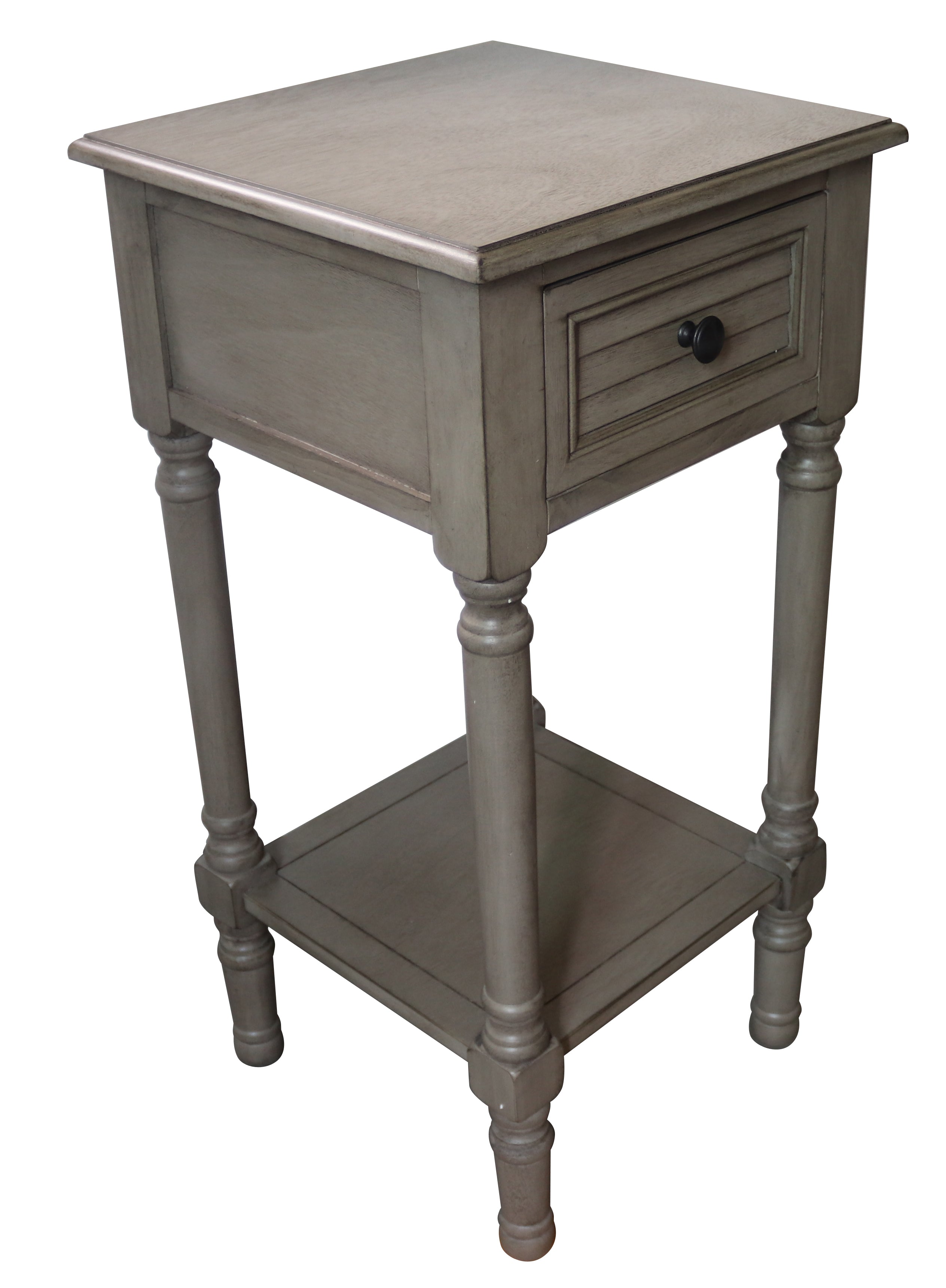 Brookdale End Table with Drawer, 28 1/4-inch Tall, 14 1/4 ...