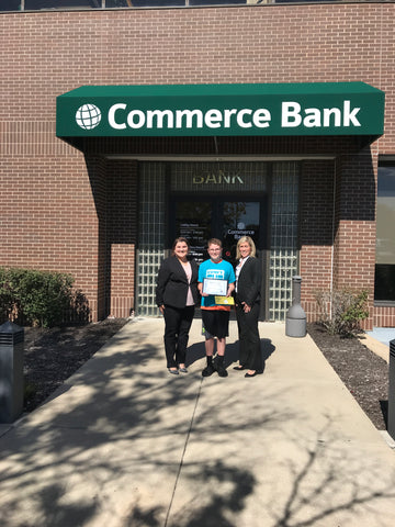 Comfy Cup awarded financial prize from Commerce Bank through KC mOms Blog Amazing Kids Series 