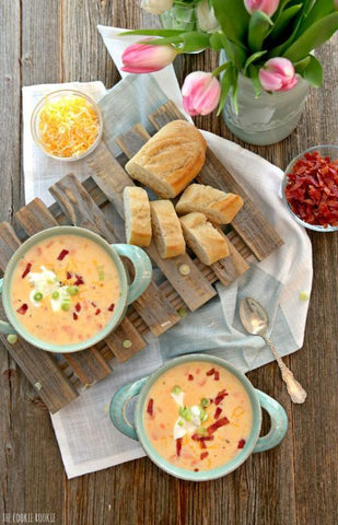 Skinny Loaded Potato Soup