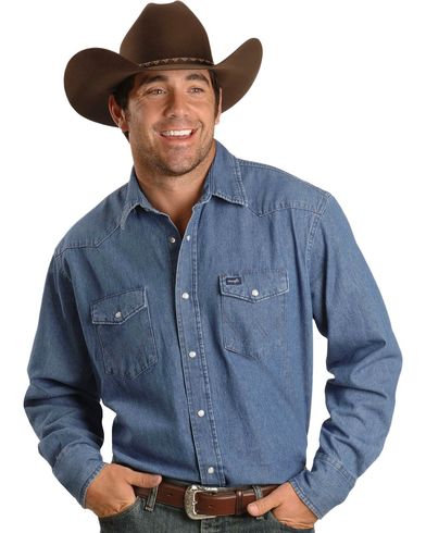Wrangler Men's Long Sleeve Twill Work Shirt - Big & Tall - Centerville  Western Store