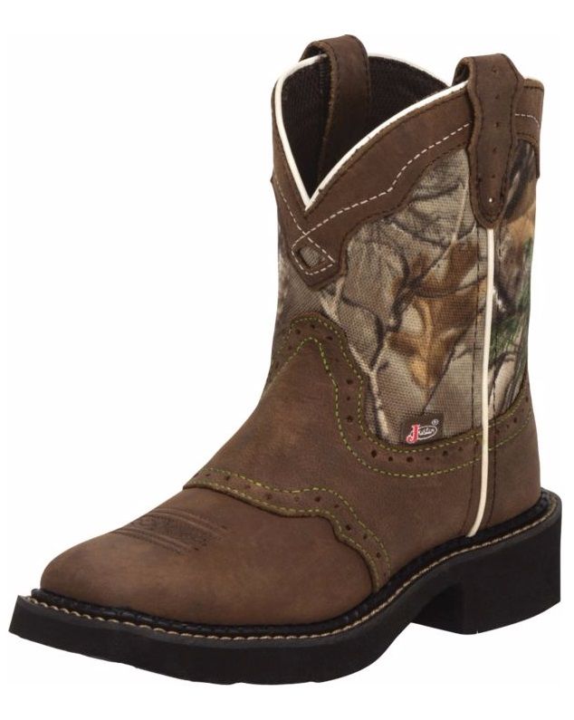 justin boots camo