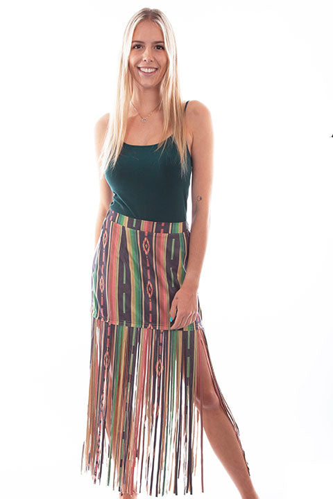 fringe skirt western