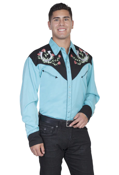 scully embroidered western shirts