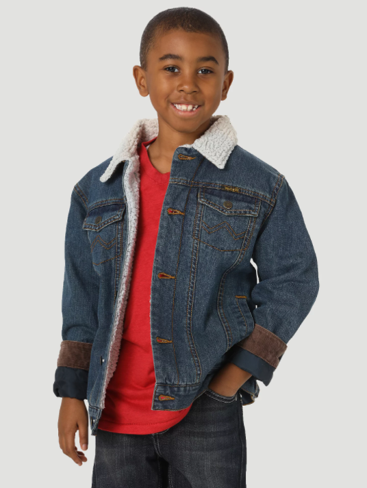 Wrangler Kids Sherpa Denim Jacket - Centerville Western Store