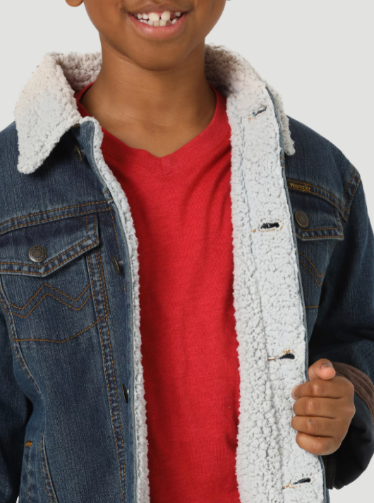 Wrangler Kids Sherpa Denim Jacket - Centerville Western Store