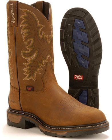 tony lama men's tlx waterproof western work boots