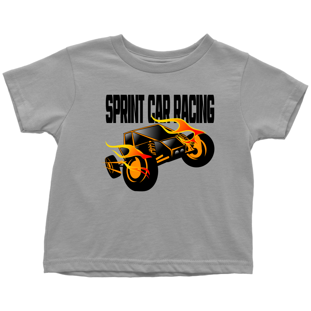 Sprint Car Racing Toddler T-Shirt - Turn Left T-Shirts Racewear