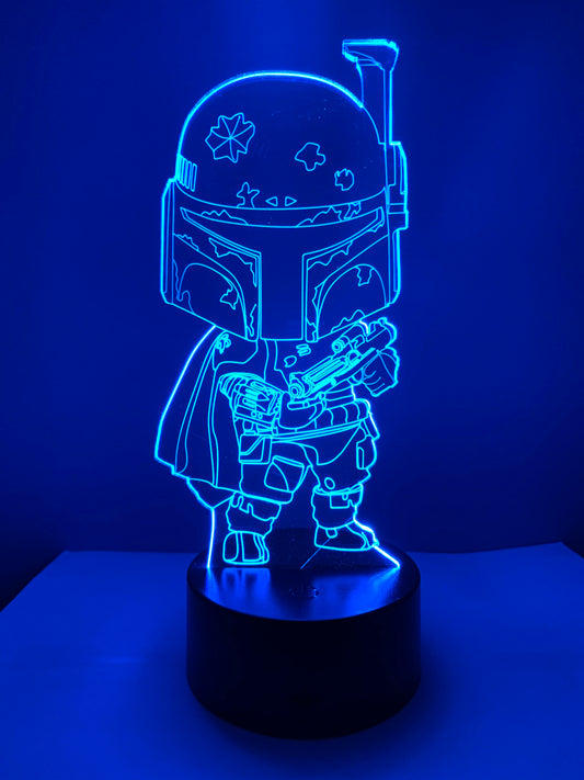 Lampe LED 3D Dark Vador  Star Wars – Le Génie de la Lampe 3D