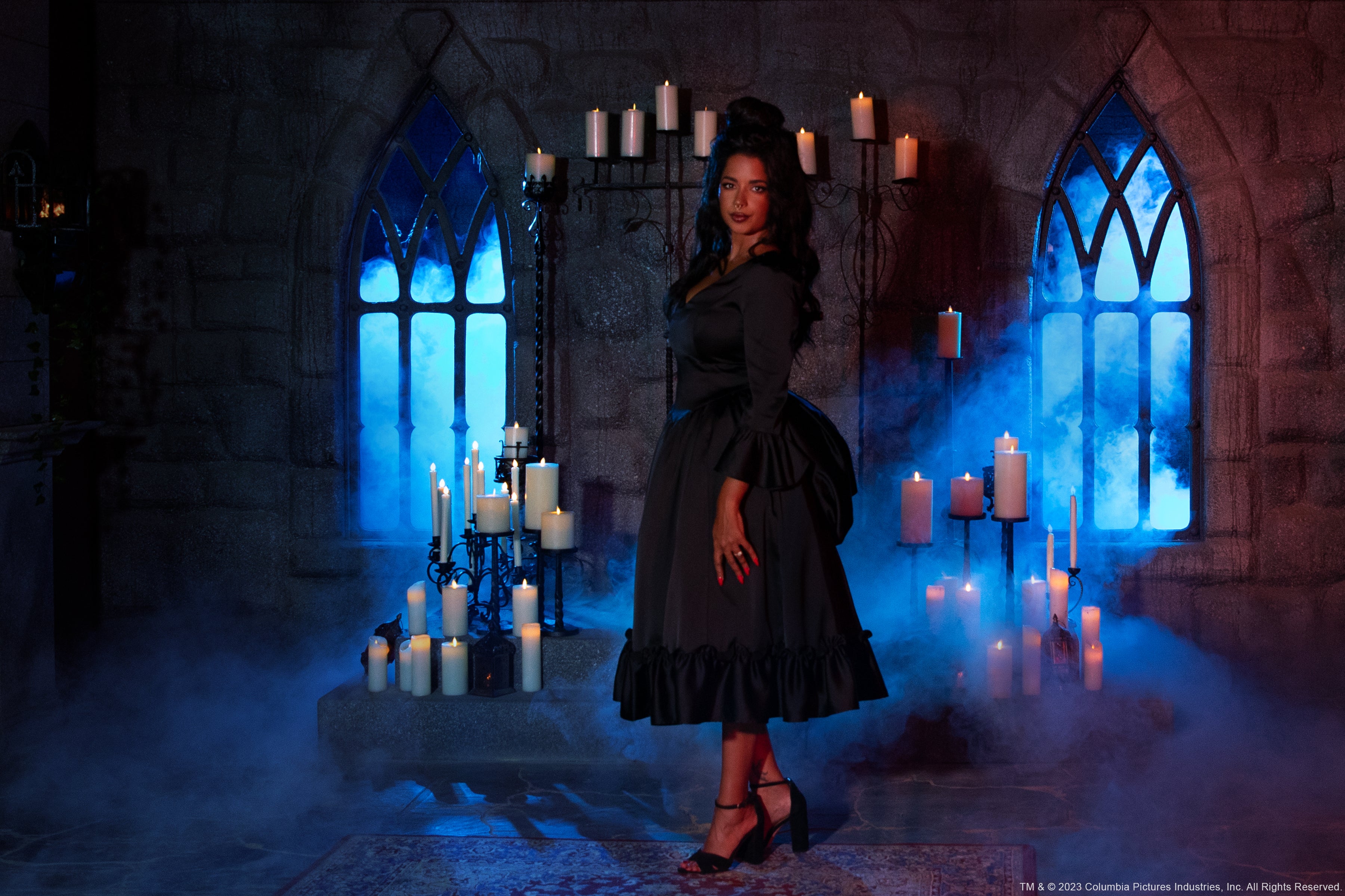 Dracula' Black Bats Alt Goth See Through Nightgown Lingerie Dress – Rags n  Rituals