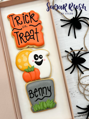 Trick or Treat Halloween Cookies