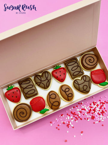 Chocolate Love | Sweet Valentine's Day Gifting Cookie Box, Order Cookies Online Australia - Sugar Rush by Steph