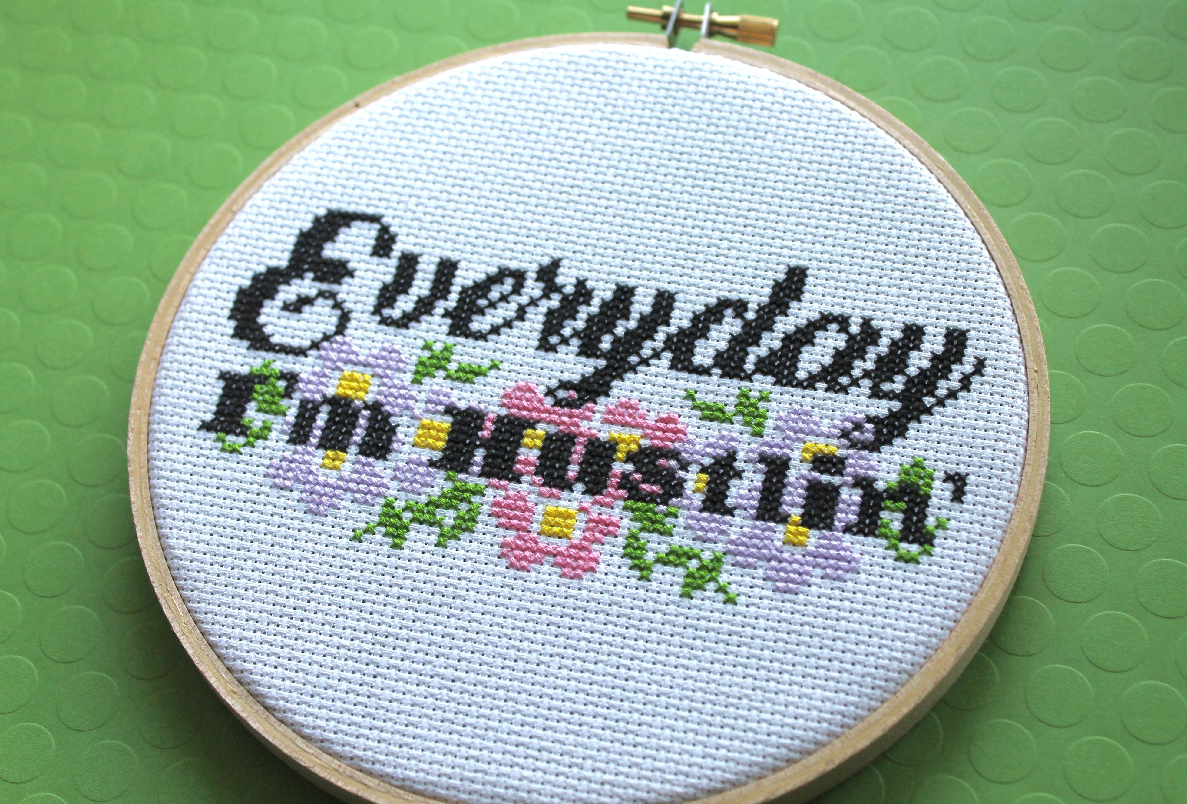 Get Your Shit Together Funny, Modern Counted Cross Stitch Kit