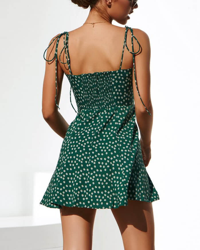 green dot dress