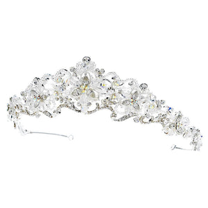 Swarovski Crystal Bridal Tiara – La Bella Bridal Accessories