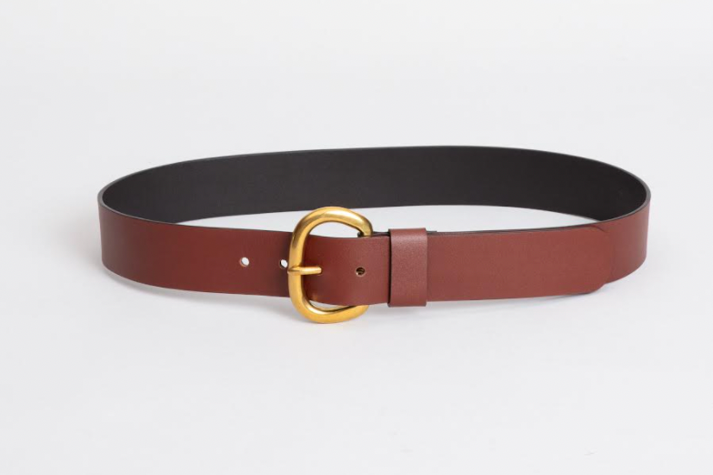 Lucca Belt with Gold Buckle