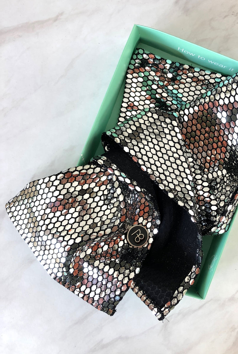 Silver Sequin Scarf Madonna | Adi Bakshi Scarves