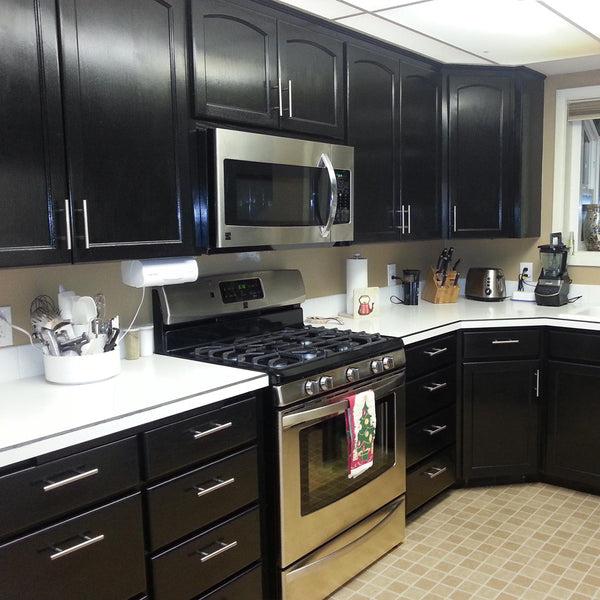 Nuvo Black Deco Painted Kitchen Cabinets