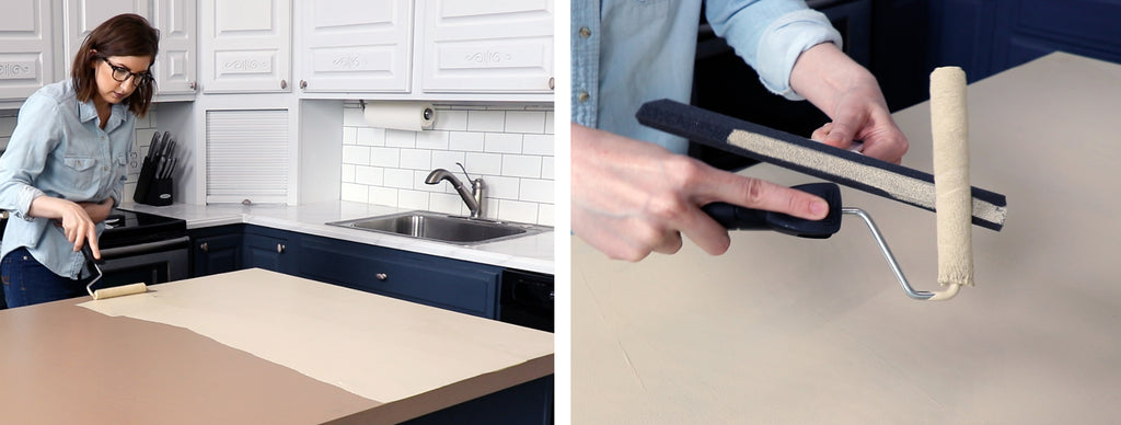 Giani Butcher Block Paint Kit - Create a faux butcher block countertop in a weekend!)