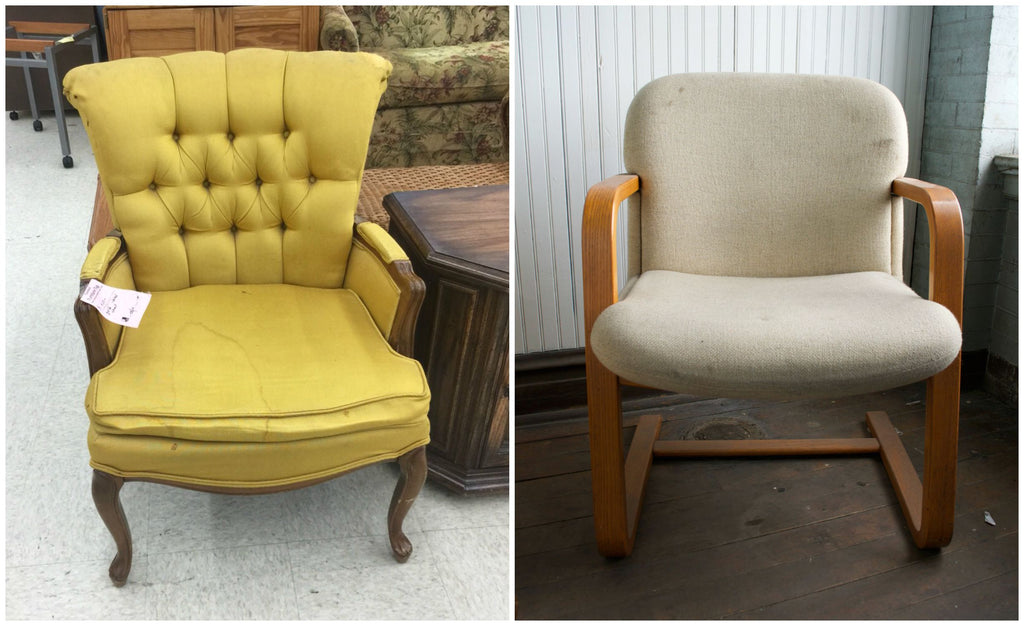Diy Fabric Chair Makeover With Paint Giani Inc