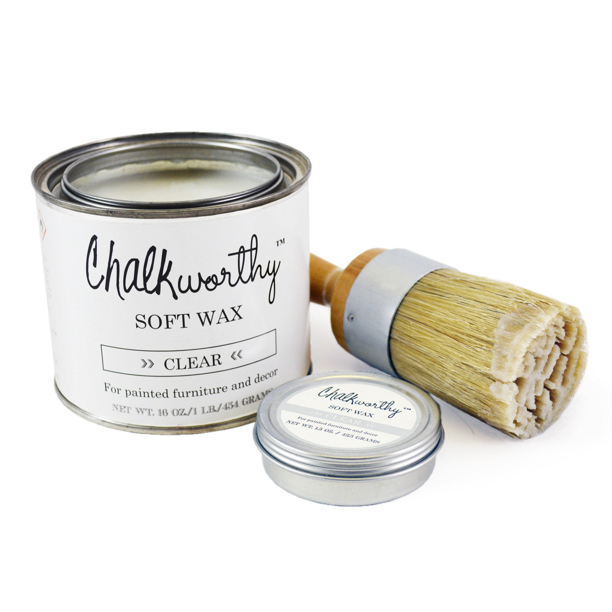 clear soft wax for painted furniture