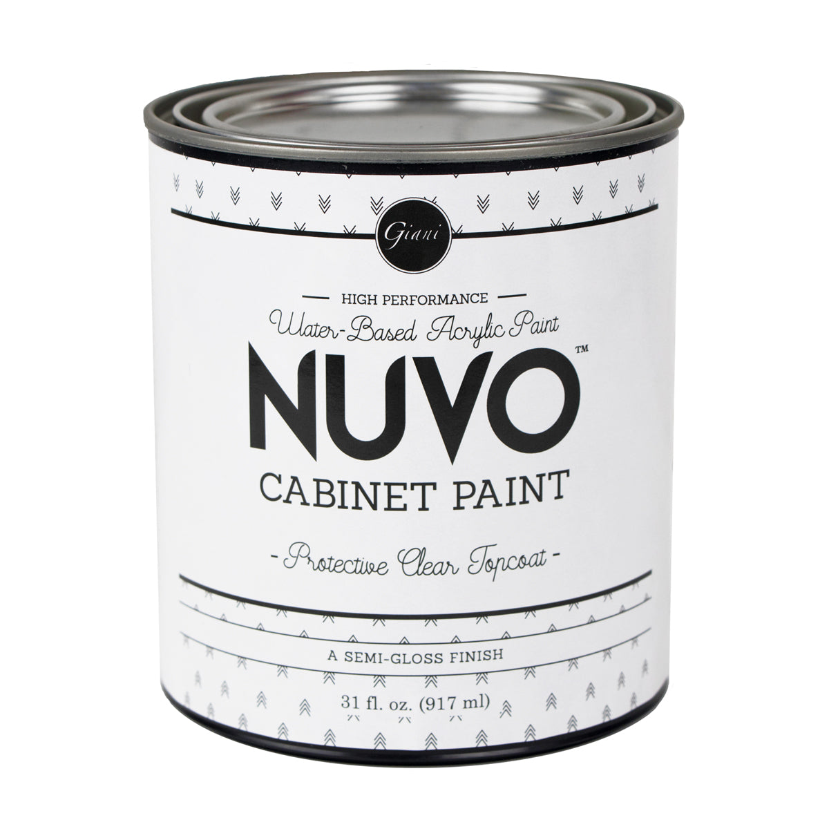 Semi Gloss Topcoat For Nuvo Cabinet Paint Giani Inc