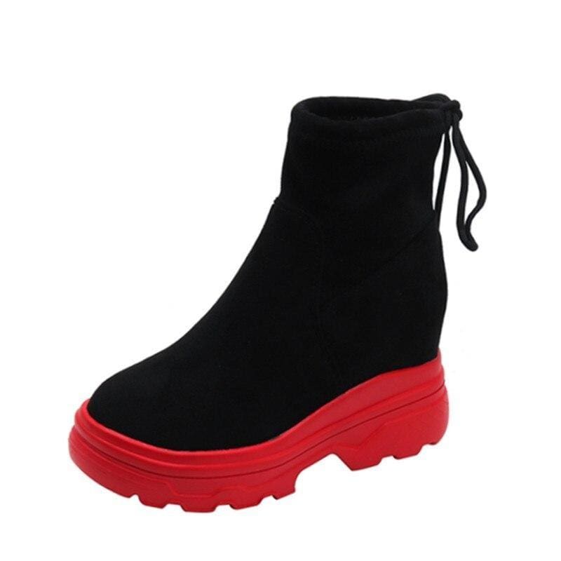 waterproof platform boots