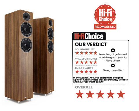 Acoustic energy AE 309,  WHATHIFI AE 309 review, hifi audio speakers