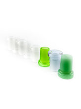 Kovacsglass - 14mm. to 10mm. joint size adapters - Deep Green