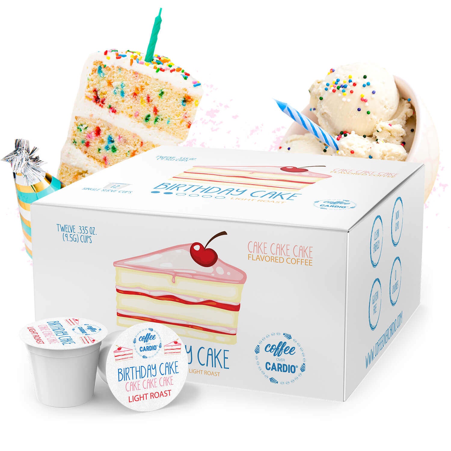 Birthday Cake | 12ct Box - CoffeeOverCardio product image