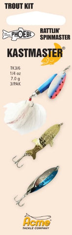 Acme Tackle New 2024 Products - TROUT LURE MULTI PACK 1/4 OZ